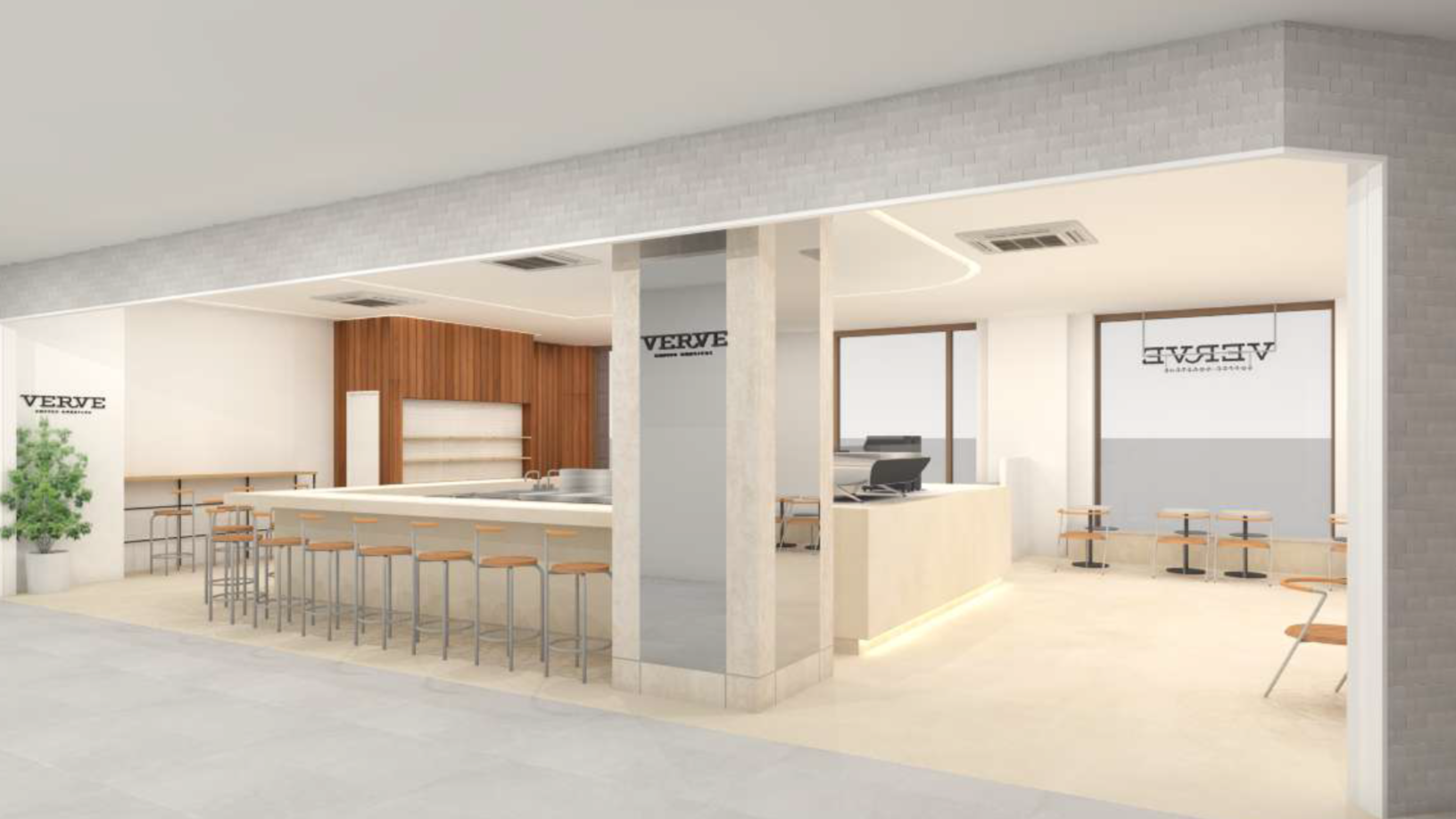 日本5号店VERVE COFFEE EBISUを恵比寿ガーデンプレイス センタープラザ1Fにオープン