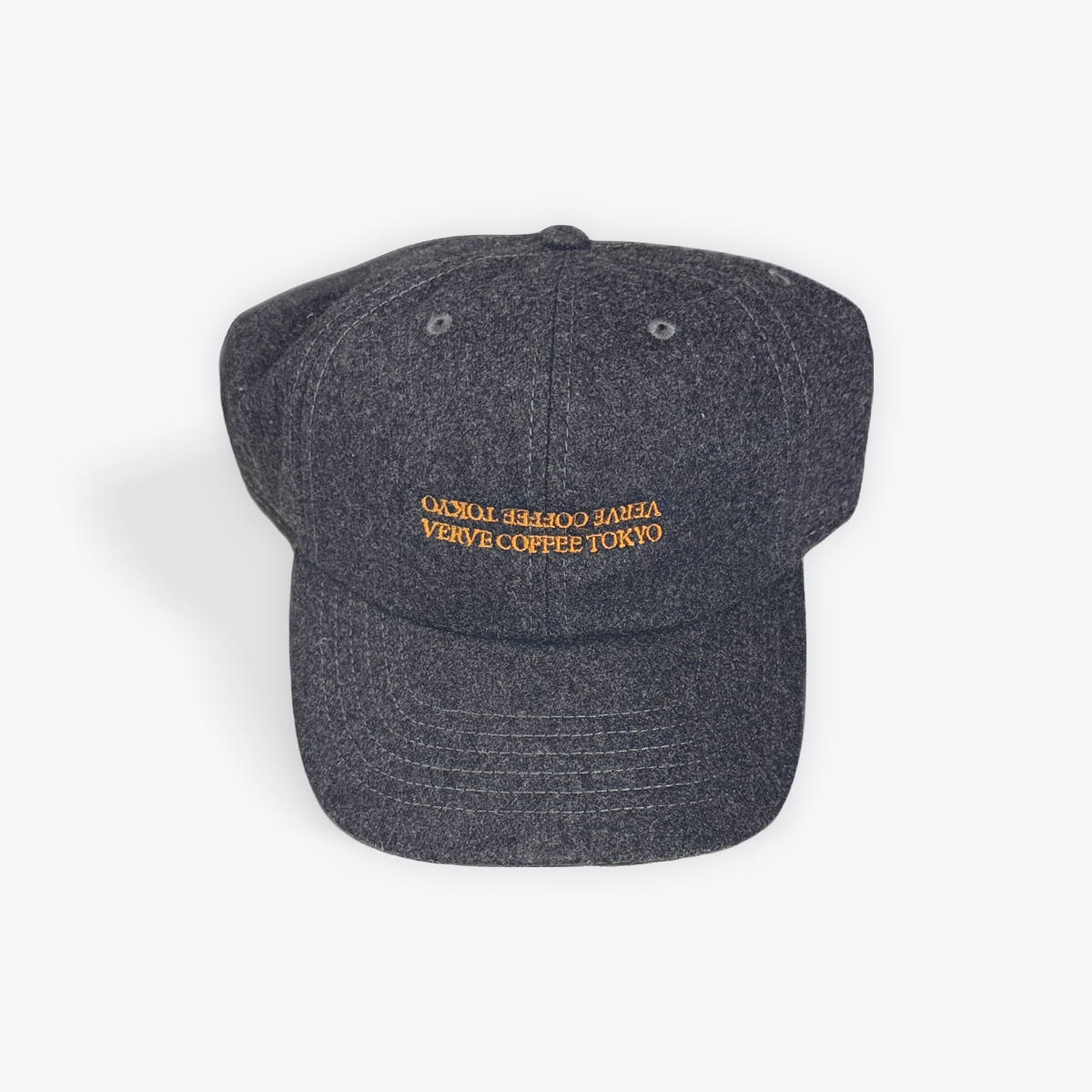 2026 VERVE TOKYO Logo Baseball Low Cap / WOOL - CHARCOAL