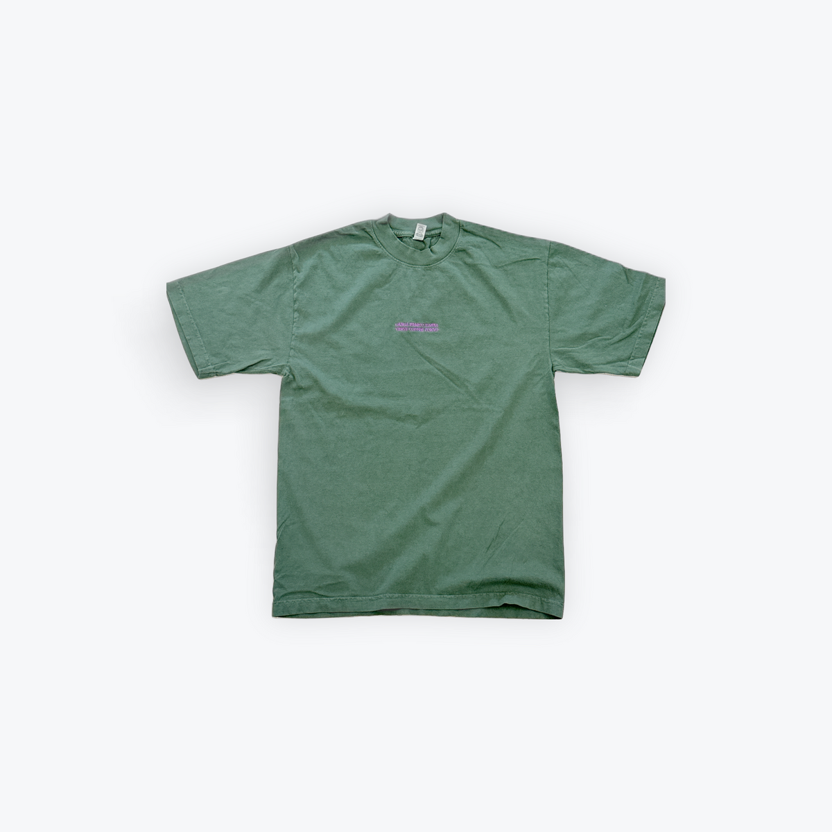 2026 VERVE TOKYO 6.5oz Garment Dye Crew Neck T-Shirt  IVY(GREEN)