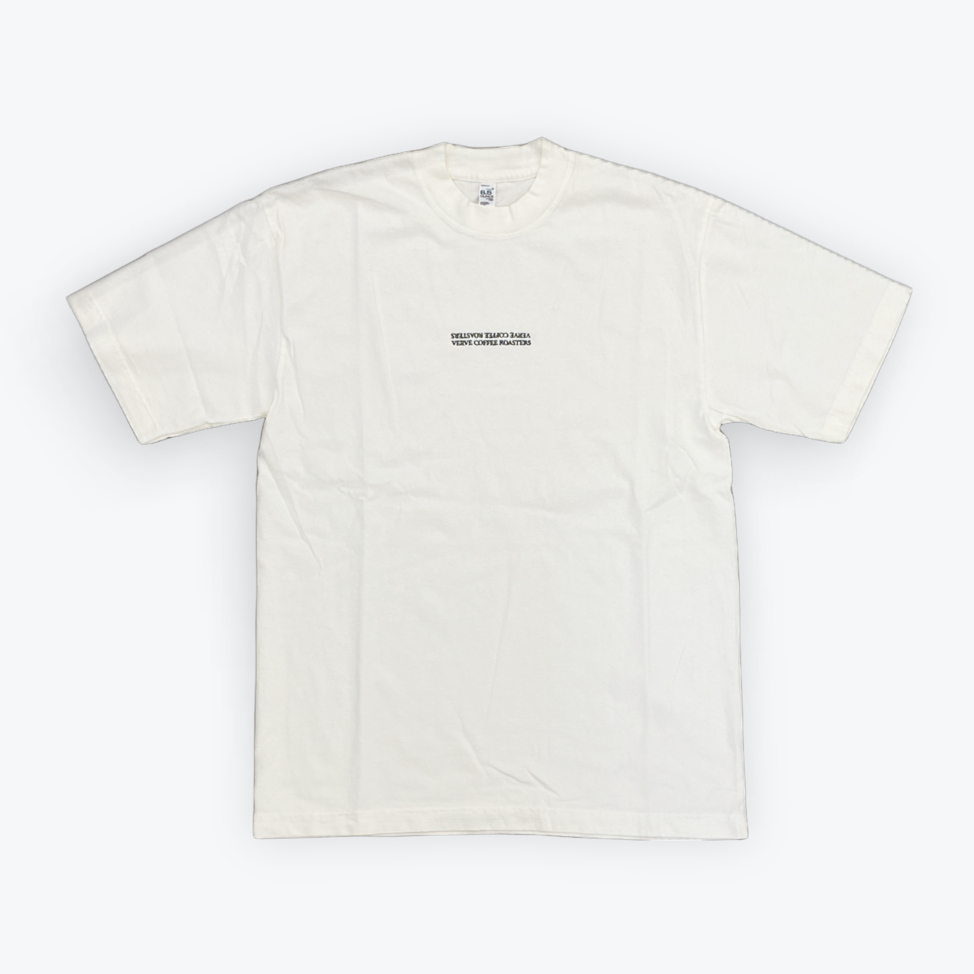 6.5oz Garment Dye Crew Neck T-Shirt White